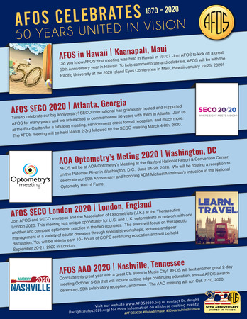 AFOS 50th flyer AFOS 50th flyer