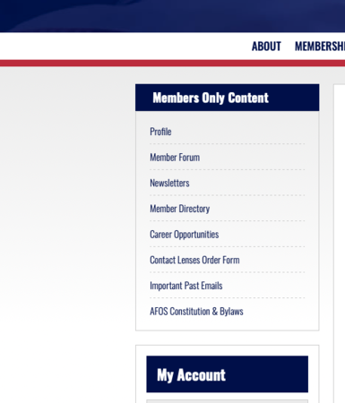Members Only Section